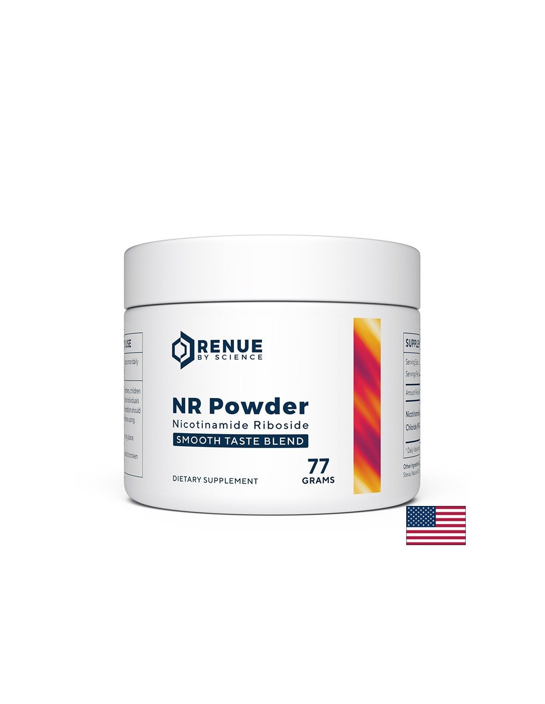 Cellular renewal with nicotinamide riboside NR - NAD+ booster with powerful anti-aging effect, 500 mg, 77 g powder