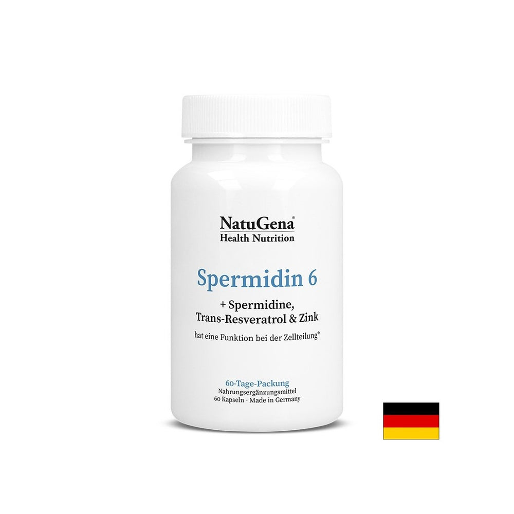 Cellular Health - Spermidine 6 (spermidine + trans-resveratrol and zinc), 60 capsules
