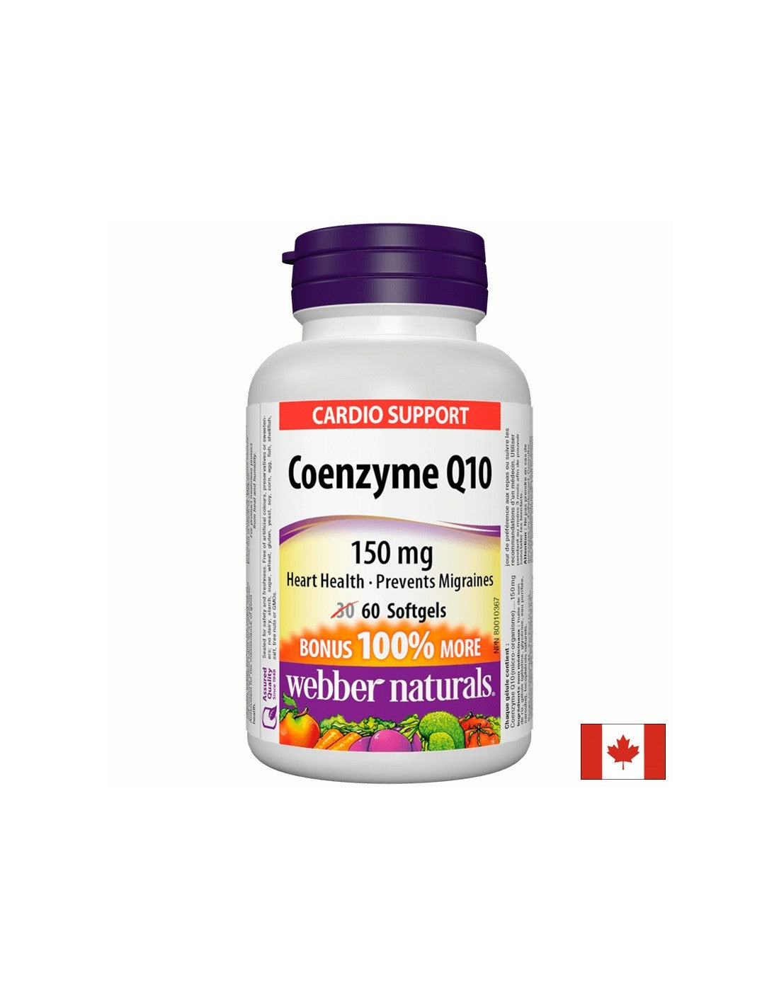 Coenzyme Q10/ Coenzyme Q10 150 mg x 60 Cápsulas Softgel
