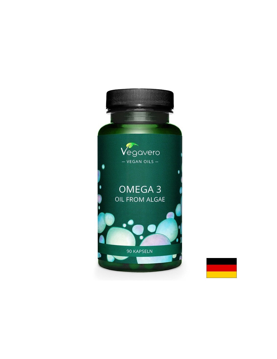 Kognityvinės ir širdies funa - omega -3 (dumblių aliejus), 90 Vegavero kapsulės