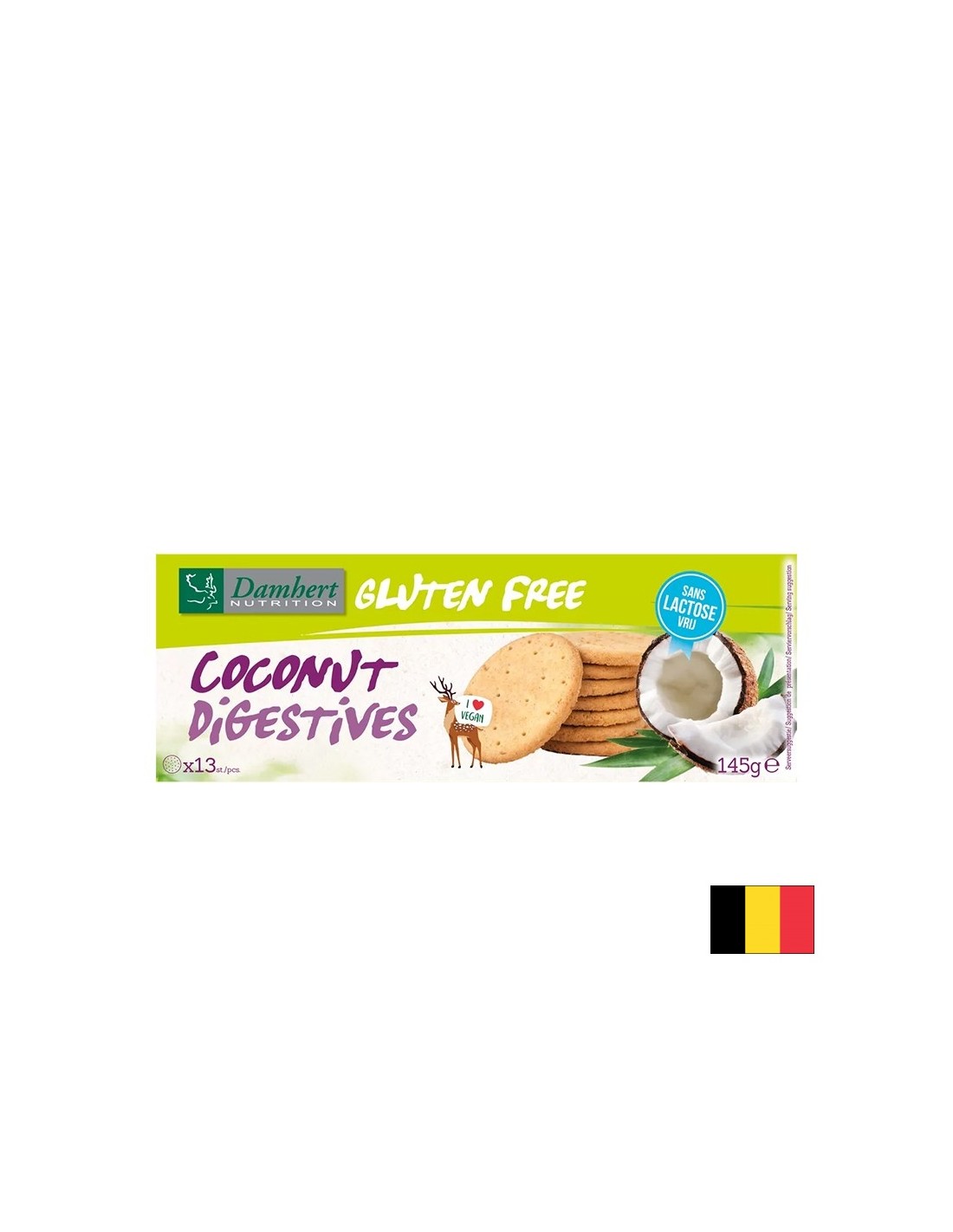 Coconut biscuits (gluten and lactose free), 145 g