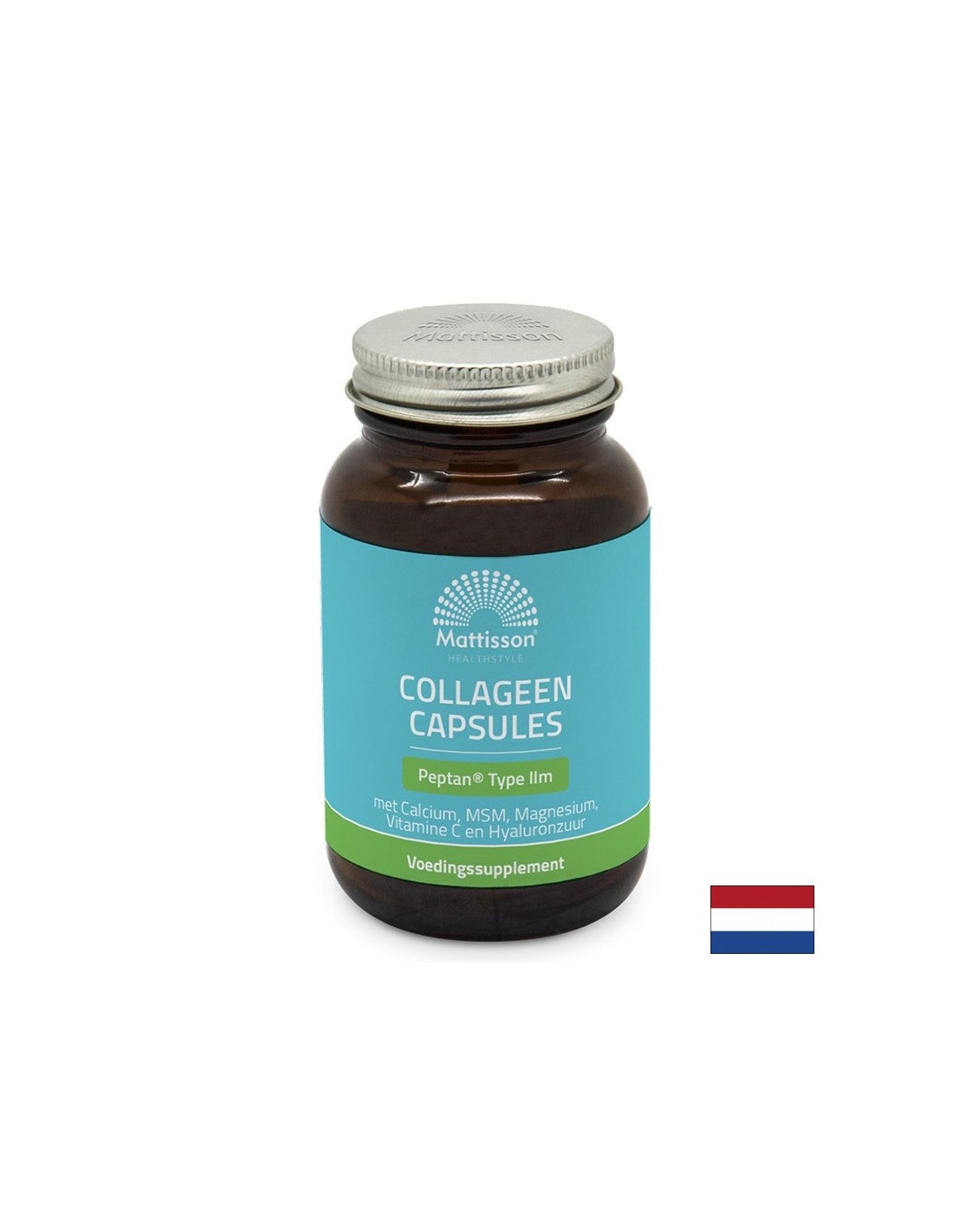 Kolagen (typ 2) s vápníkem, hořčíkem, MSM, vitamínem C a kyselinou hyaluronovou - Absolute Collagen Peptan, 60 kapslí <tc>Mattisson Healthstyle</tc>