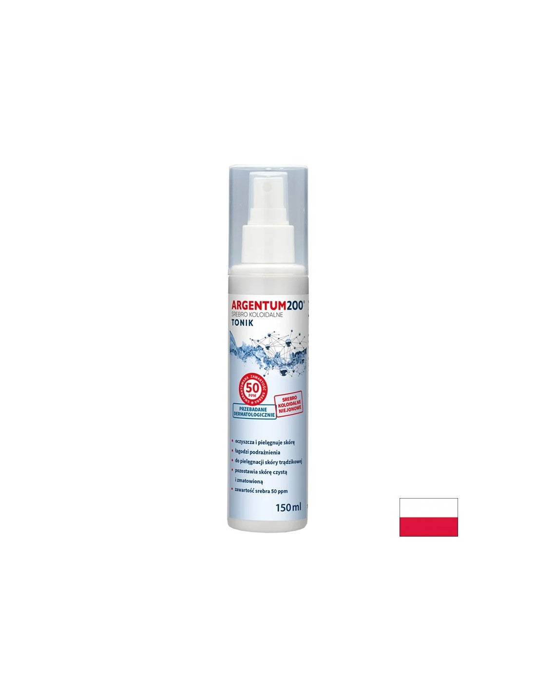 Kolloid ezüst 50ppm, 150 ml permetezés