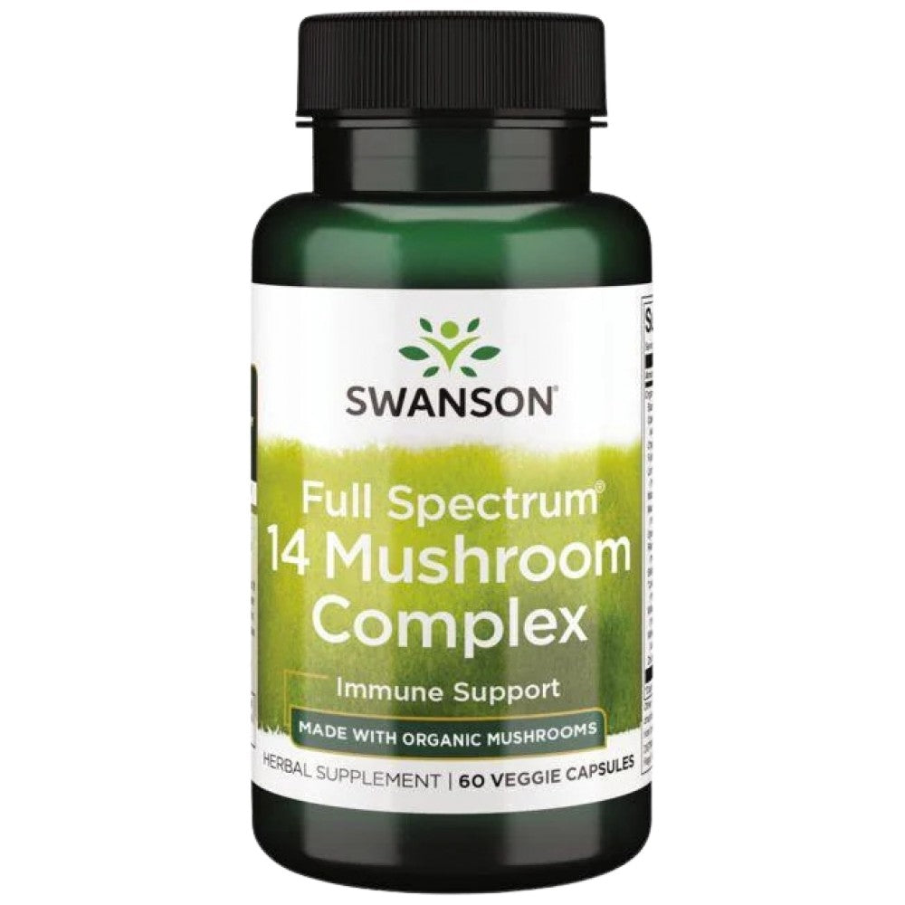 Full Spectrum 14 Mushroom Complex 490 mg - 60 capsules