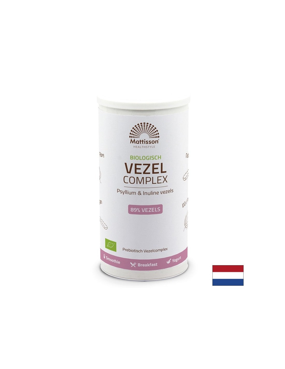 Komplex organických vláken (husk + inulin), 275 g prášku