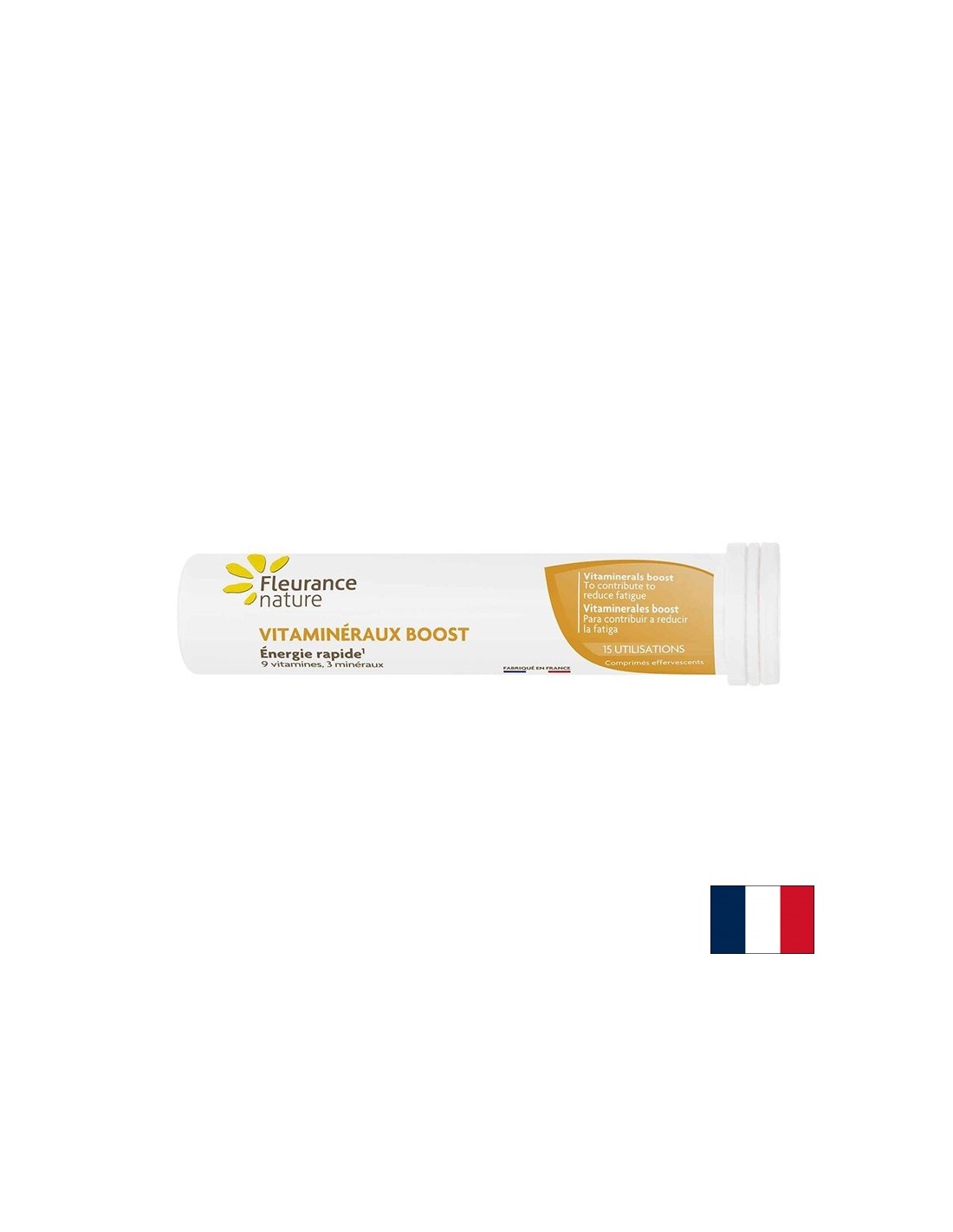 Een complex van vitamines en mineralen voor toon en energie, 15 bruisende tabletten met een voorproefje van tropisch fruit