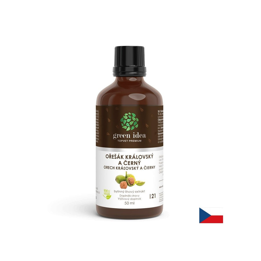 Blood sugar and cholesterol control - Walnut, 50 ml tincture