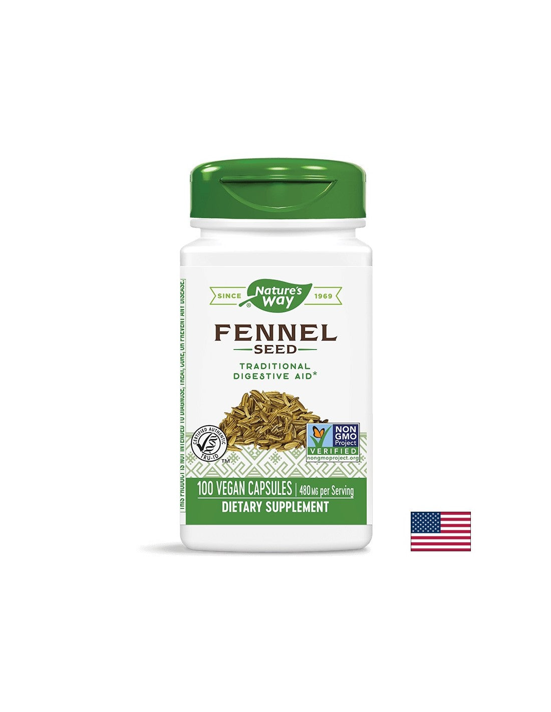 Fennel Seed 480 mg - 100 capsules