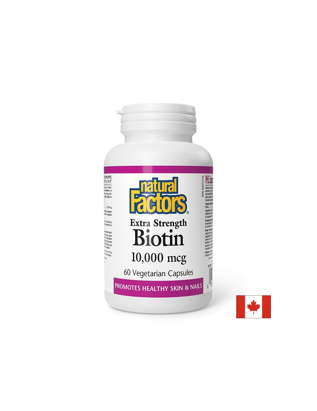 Hair, skin and nails - Biotin, 10000 µg x 60 V capsules