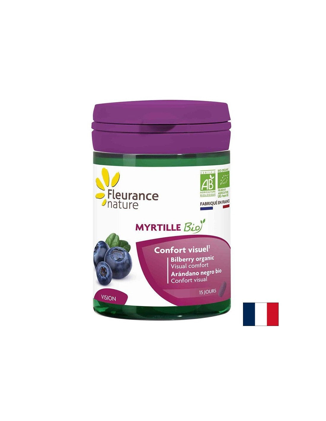 Circulatory system and vision - Blueberry, 1500 mg x 45 tablets