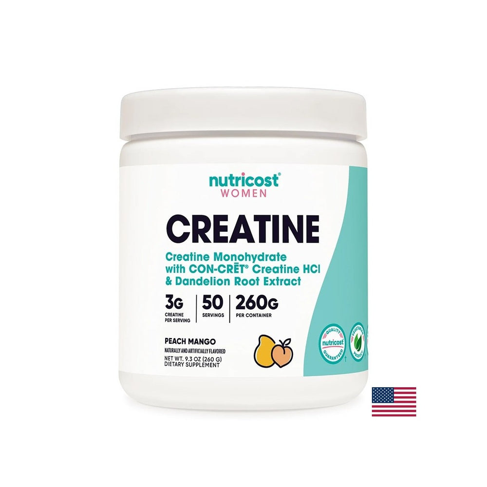Creatine (women's formula with folic acid, dandelion, bearberry and cranberry), 260 g powder, mango flavoured