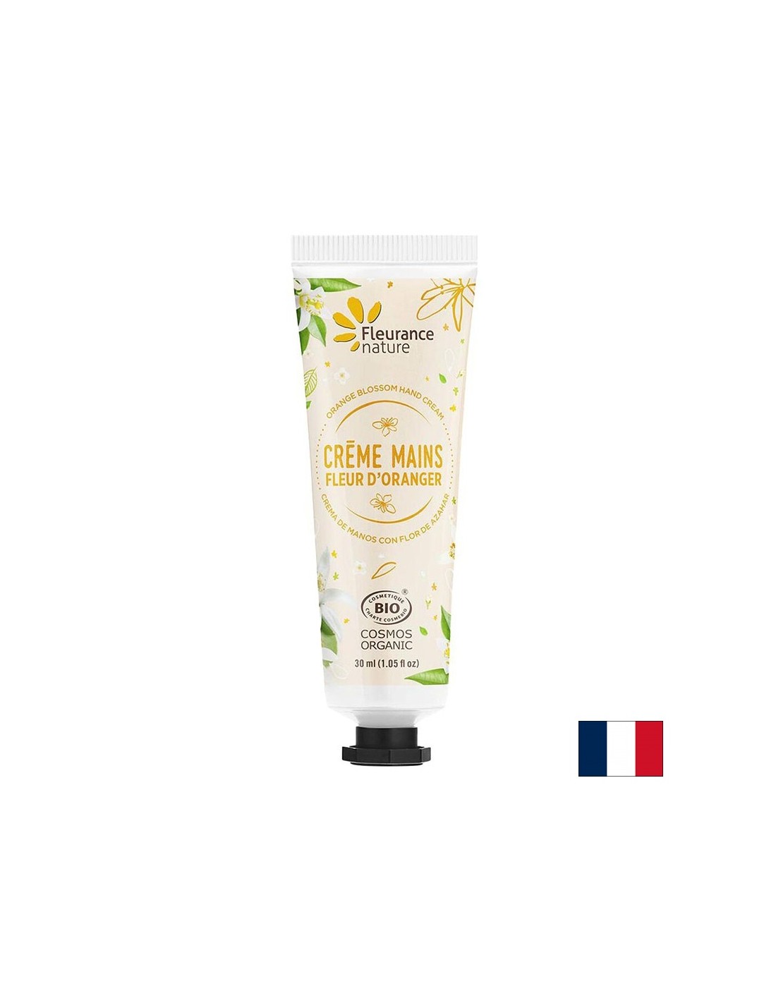 Hand cream with orange fruit water, Shea butter and Aloe Vera, 30 ml Fleurance Nature - Nutra Best Europe