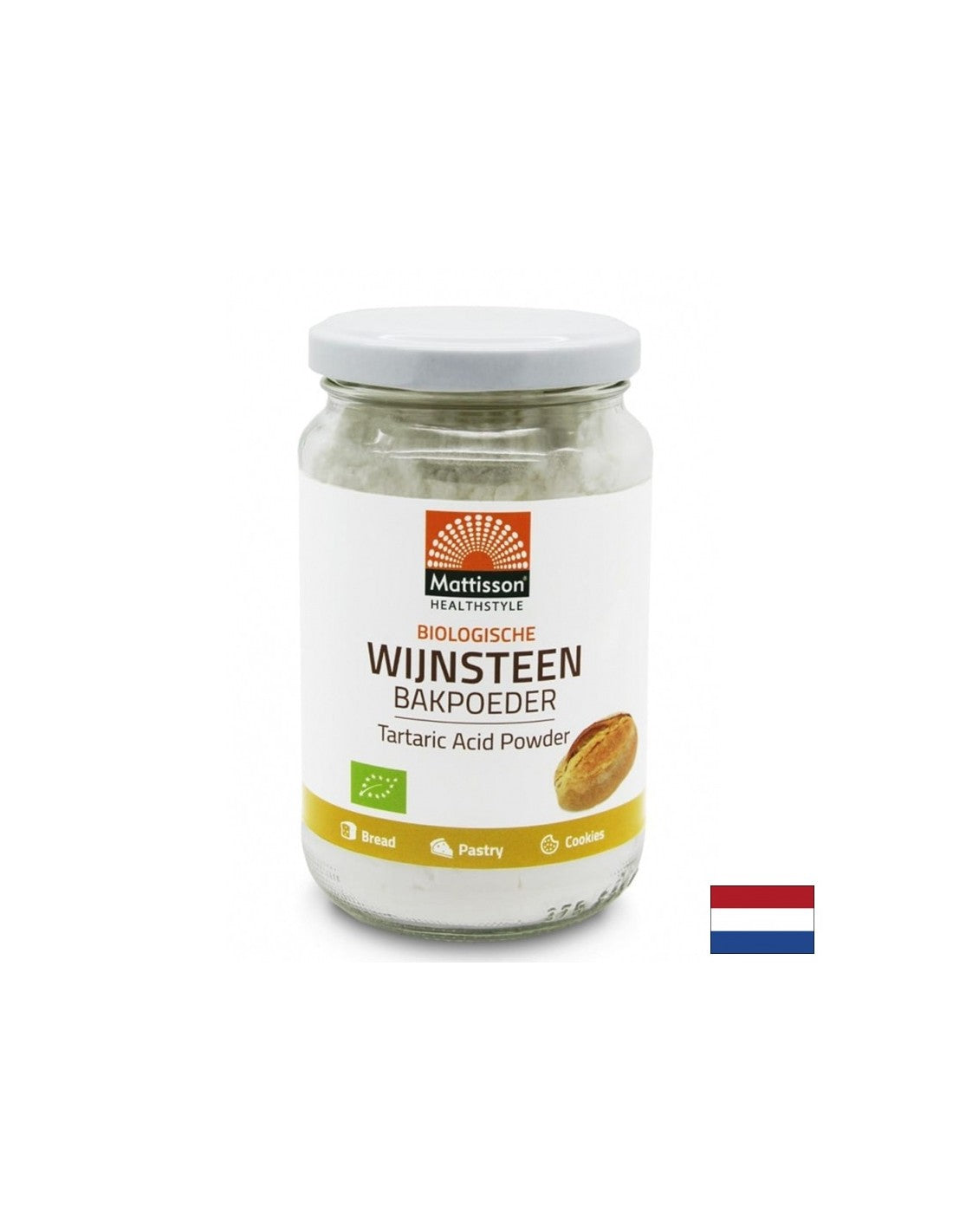 Cremotartar (potassium bitartrate) BIO, 180 g powder