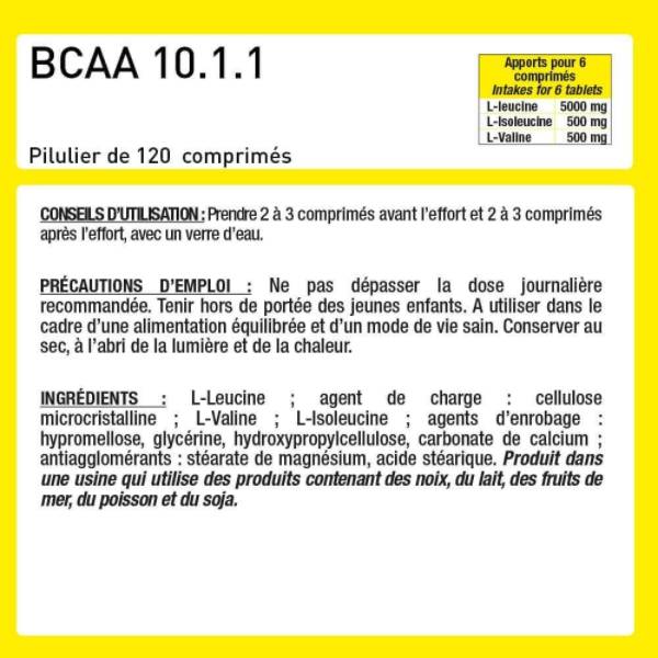 BCAA 10.1.1 - 120 tabletten