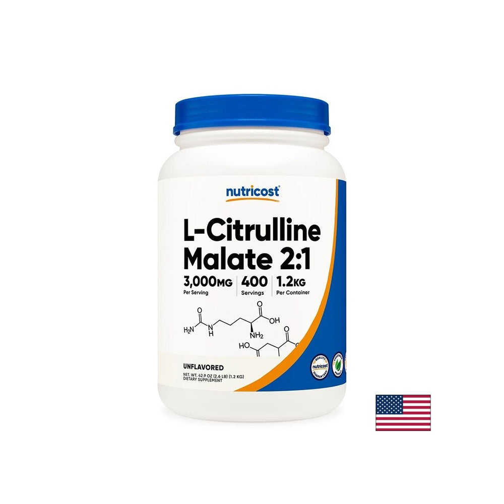 L-Citrulline (malate) - Endurance and muscle recovery, 1.2 kg powder