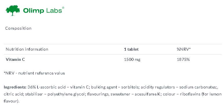 Levit C 1500 20 effervescent tablets