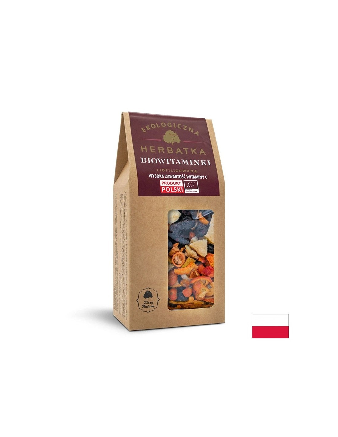 Lyophilized tea from fruits and herbs Bio, 80 g Dary Natury