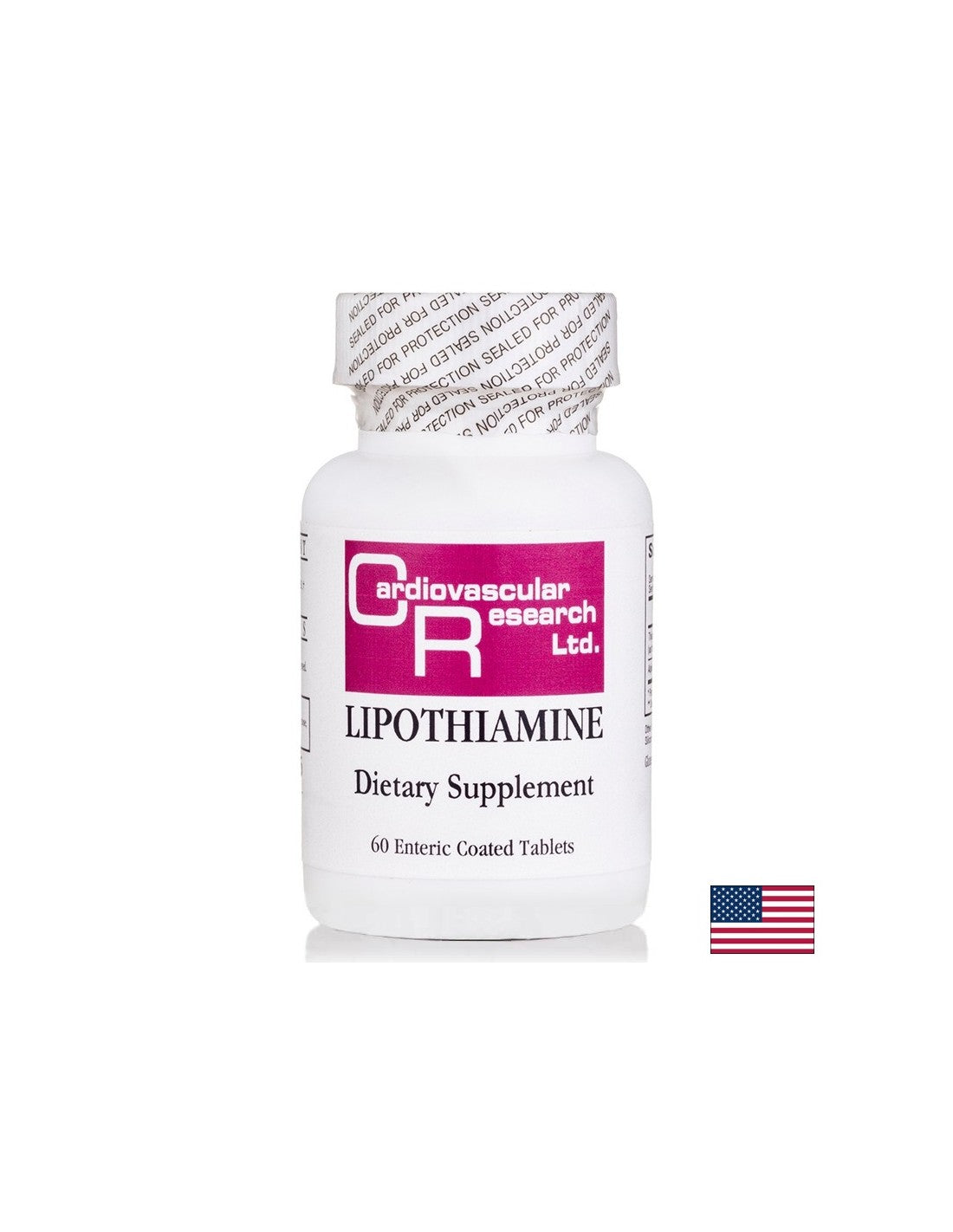 Nervous system and brain function - Lipothiamine - Thiamine + Alpha-lipoic acid, 60 tablets