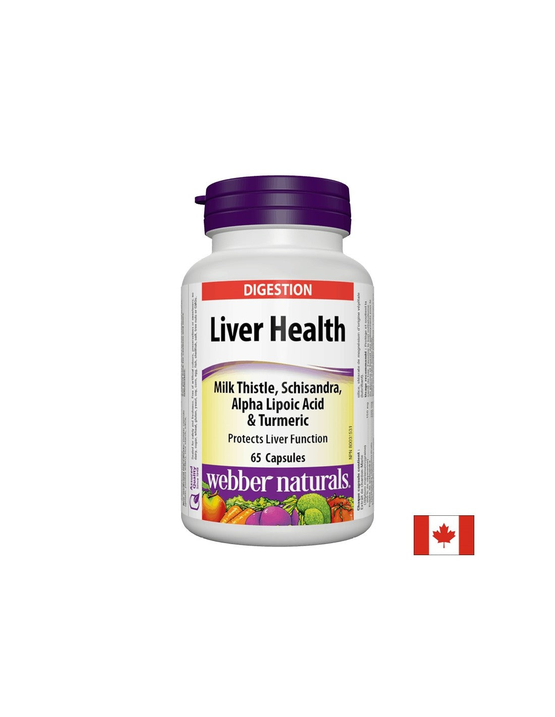 Liver Health x 65 capsules Webber Naturals