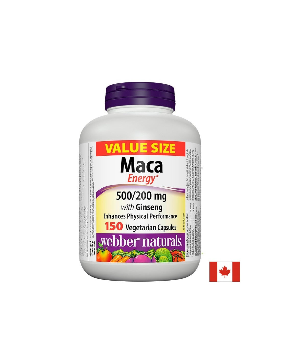 Maca Energy with Ginseng - Maca and Korean ginseng, 150 capsules