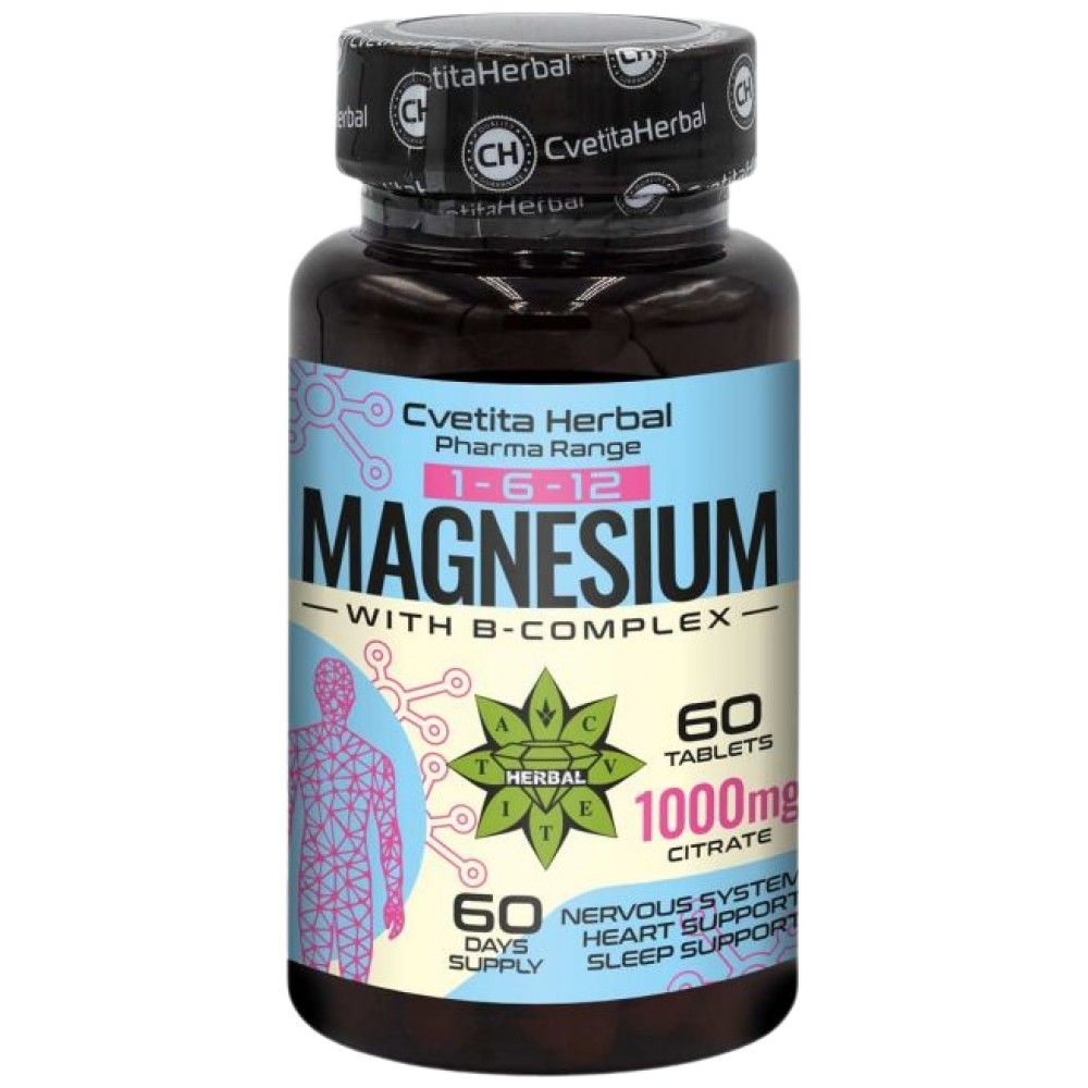 Magnesium + B - Complex - 60 Tablets