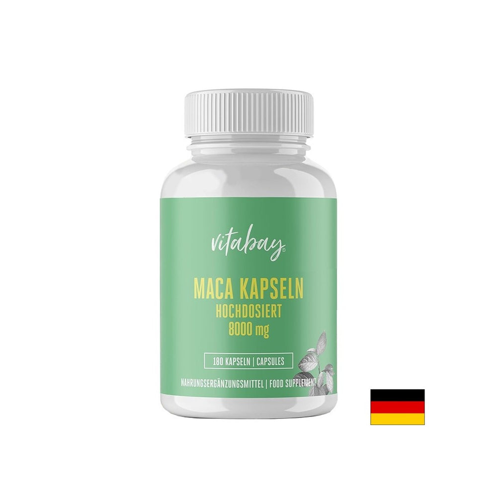 Regulador hormonal y afrodisíaco - Maca (raíz), 180 cápsulas