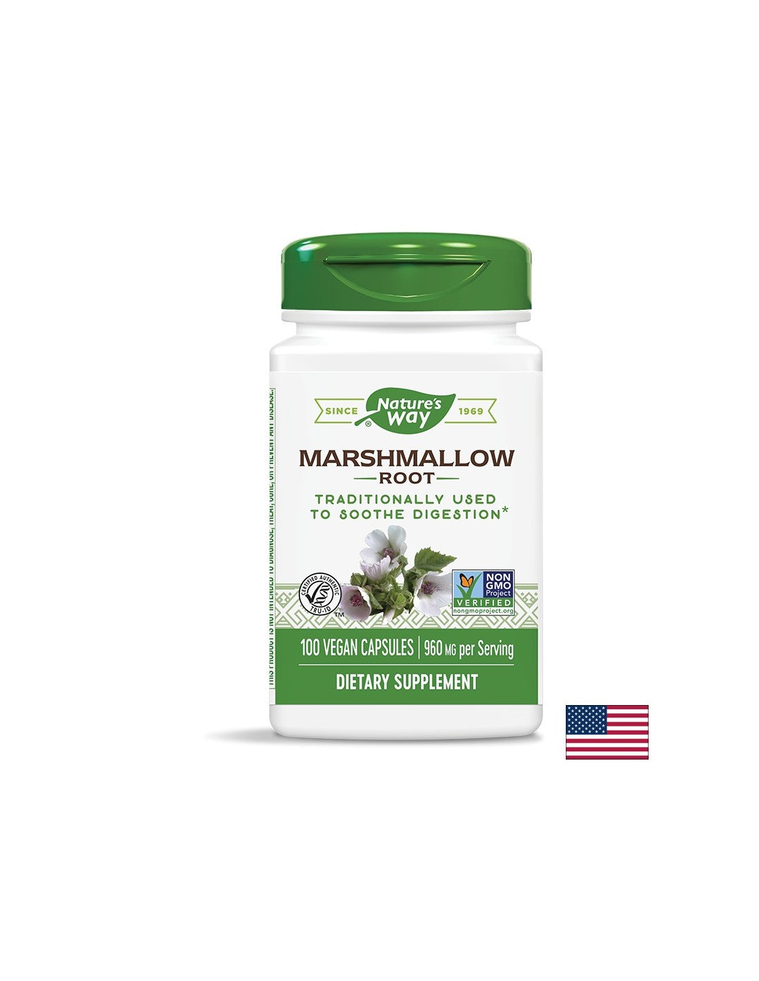 Marshmallow root 480 mg - 100 capsules