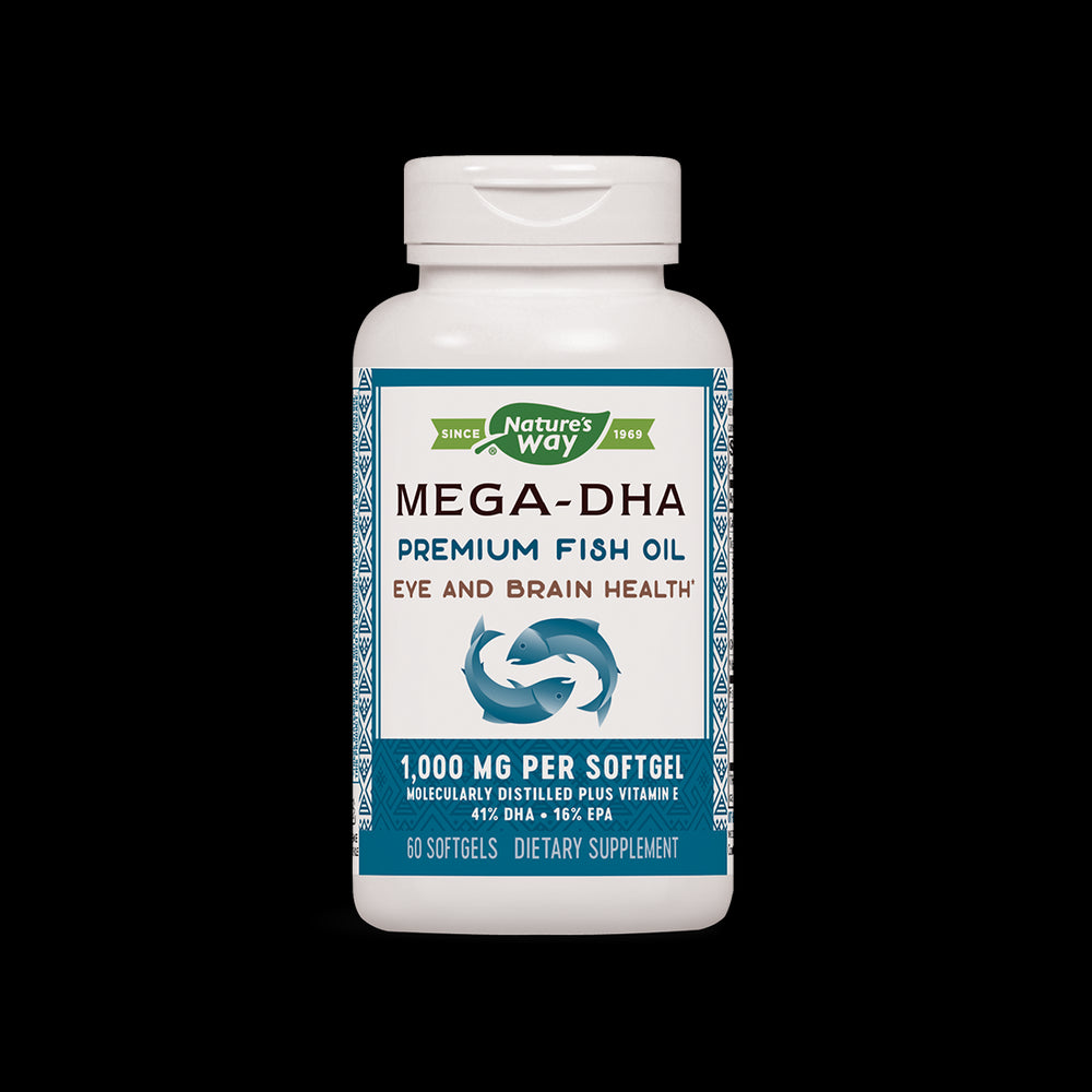 Mega-DHA Fish Oil 1000 mg - 60 capsules