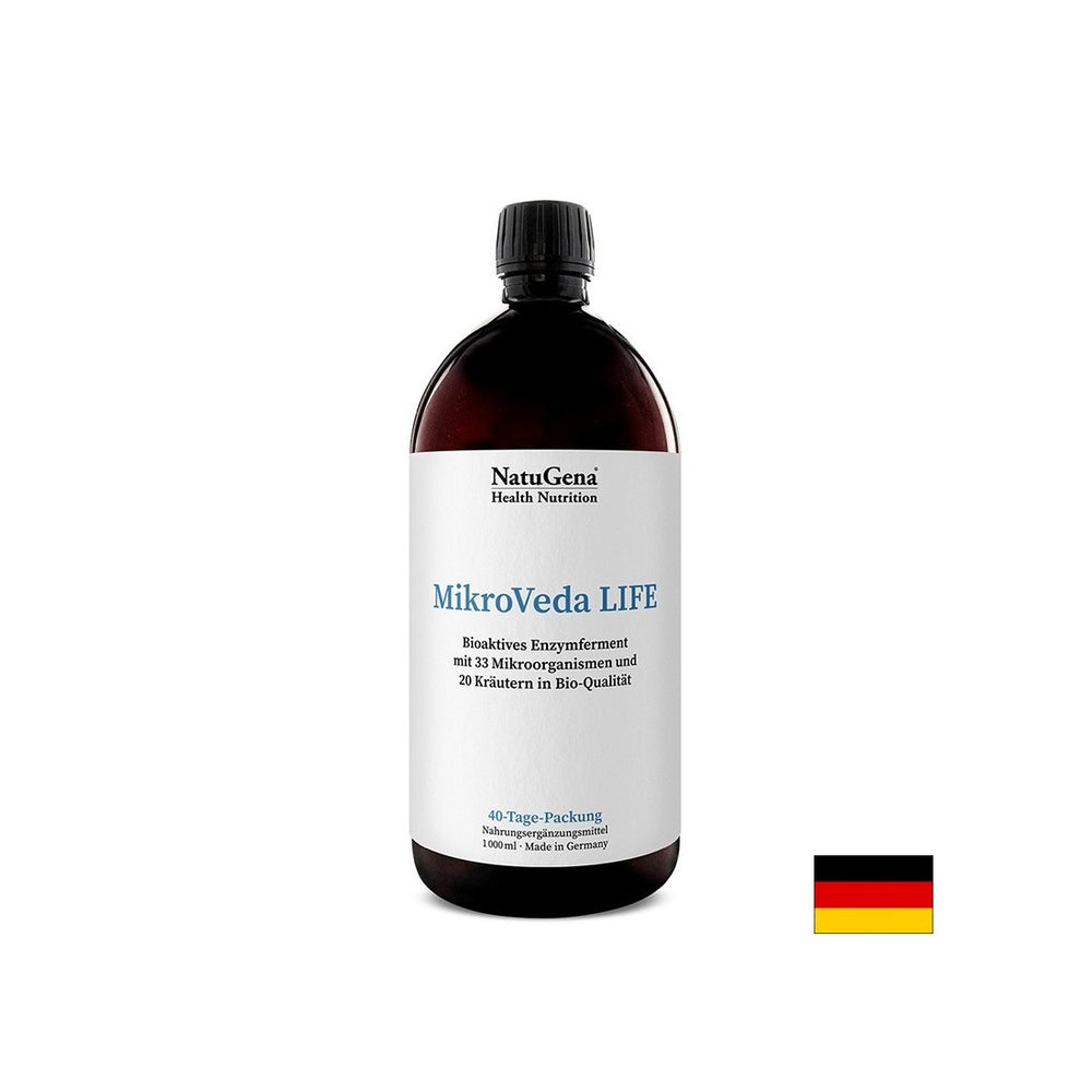 MikroVeda Life - Bioactive ferment with probiotic bacteria and herbal extracts, 1000 ml