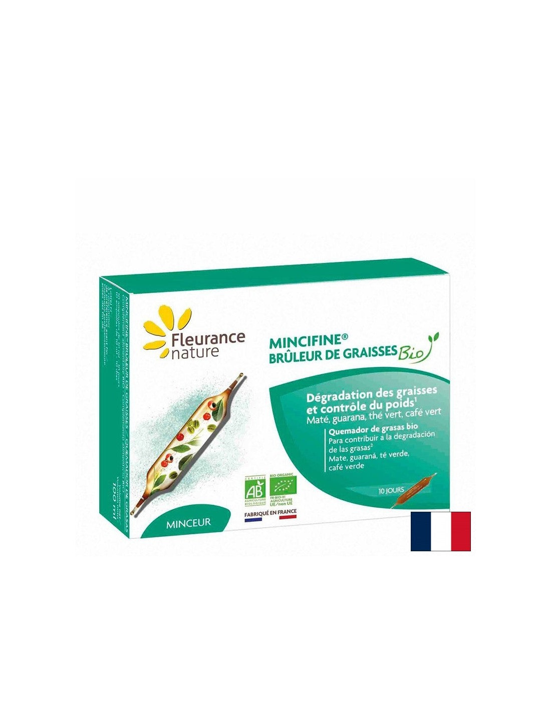Mincifine - Kraiderformel fir ze bremsen ze verbrennen, 10 Drogen ampuler