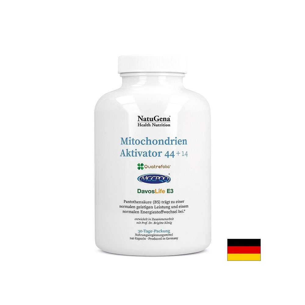 Activador mitocondrial 44+14, 240 cápsulas
