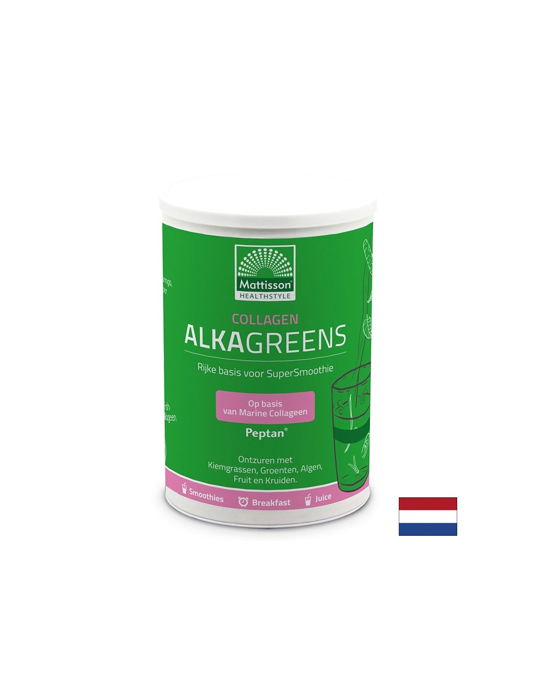Young skin - healthy joints - Marine Collagen Alka Greens, 300 g