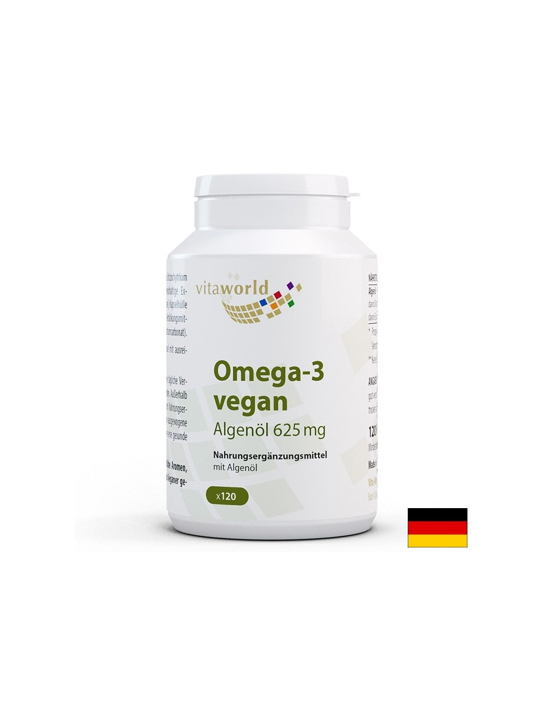 Hersen- en hartfunctie - Omega -3 (van algen) - Vegan, 625 mg x 120 capsules