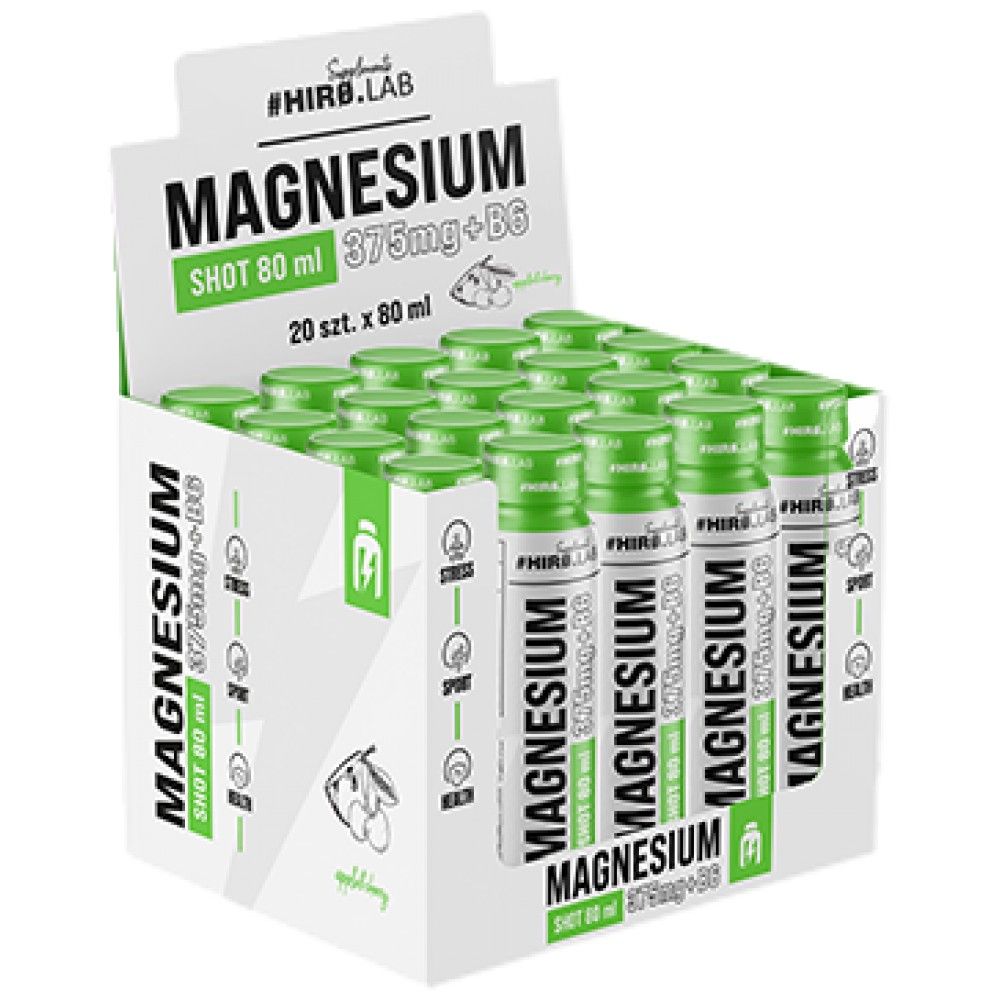 Magnézium + B6 lövés - 20 x 80 ml
