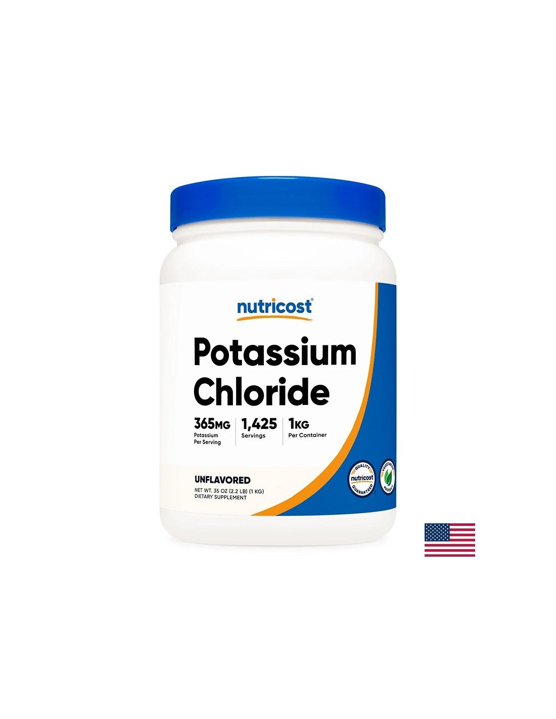 Sistema muscular y cardiovascular: cloruro de potasio x 1 kg en polvo