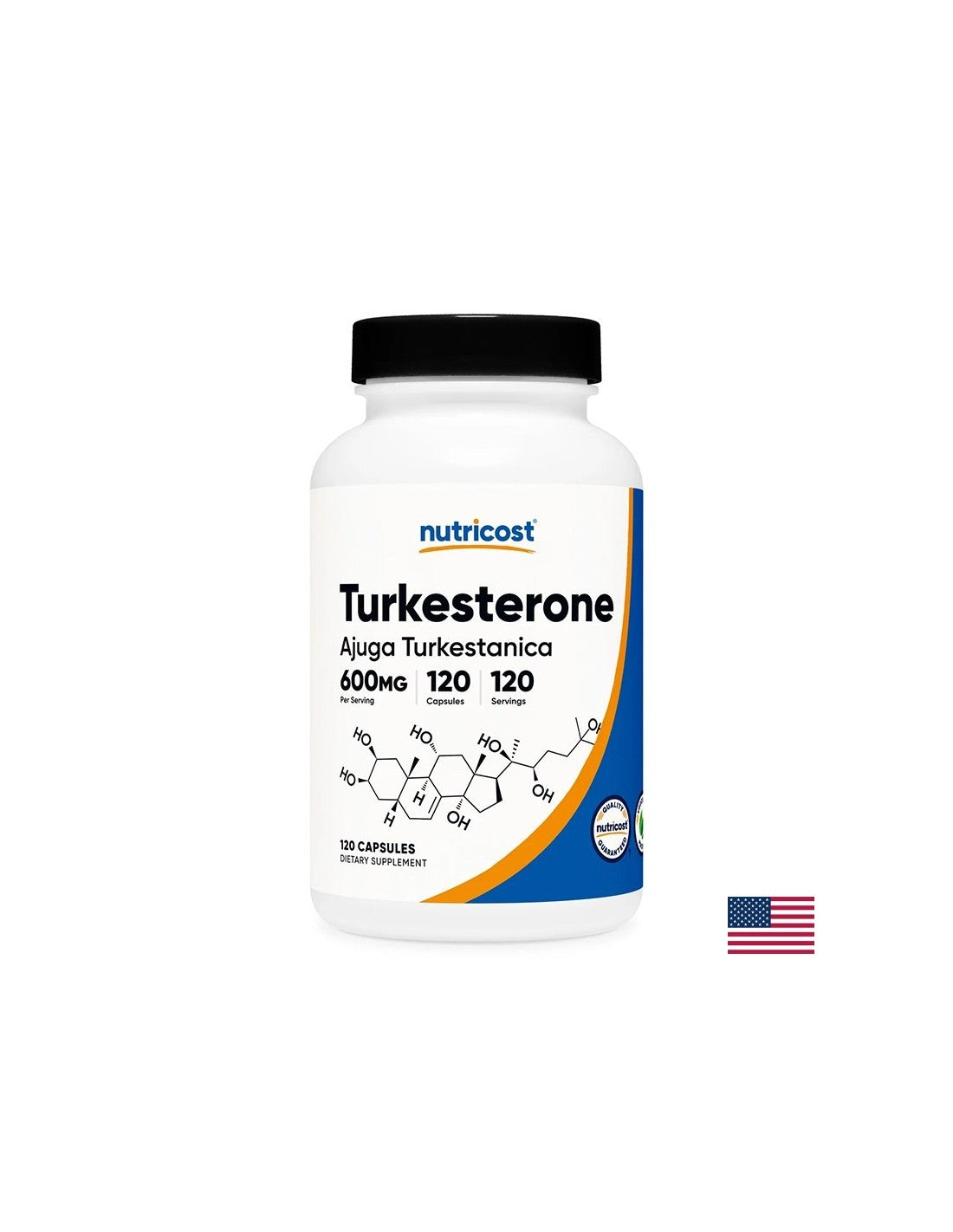 Muscle mass and endurance - Turkesterone, 60 mg x 120 capsules
