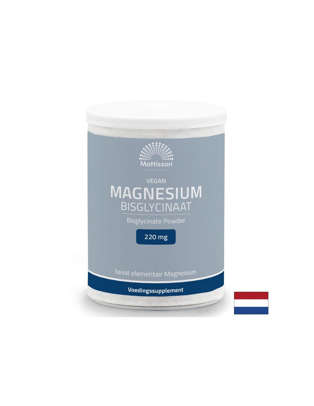 Muscular, Cardiac and Nervous System - Magnesium (Bisglycinate) Vegan, 220mg x 250g Powder