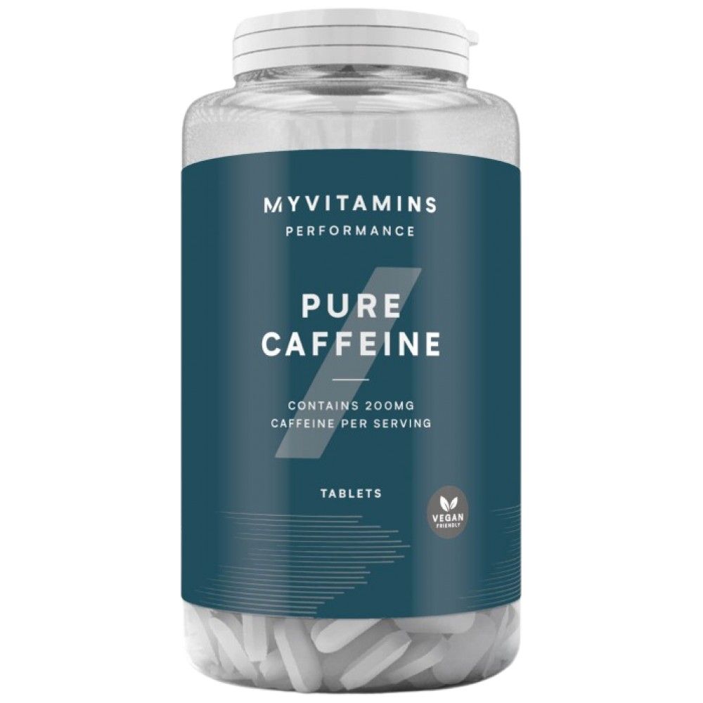 Pure Caffeine 200 mg - 200 Tablets