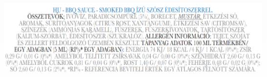 Smoked BBQ Sauce | Keto Friendly Zero Calorie - 350 ml