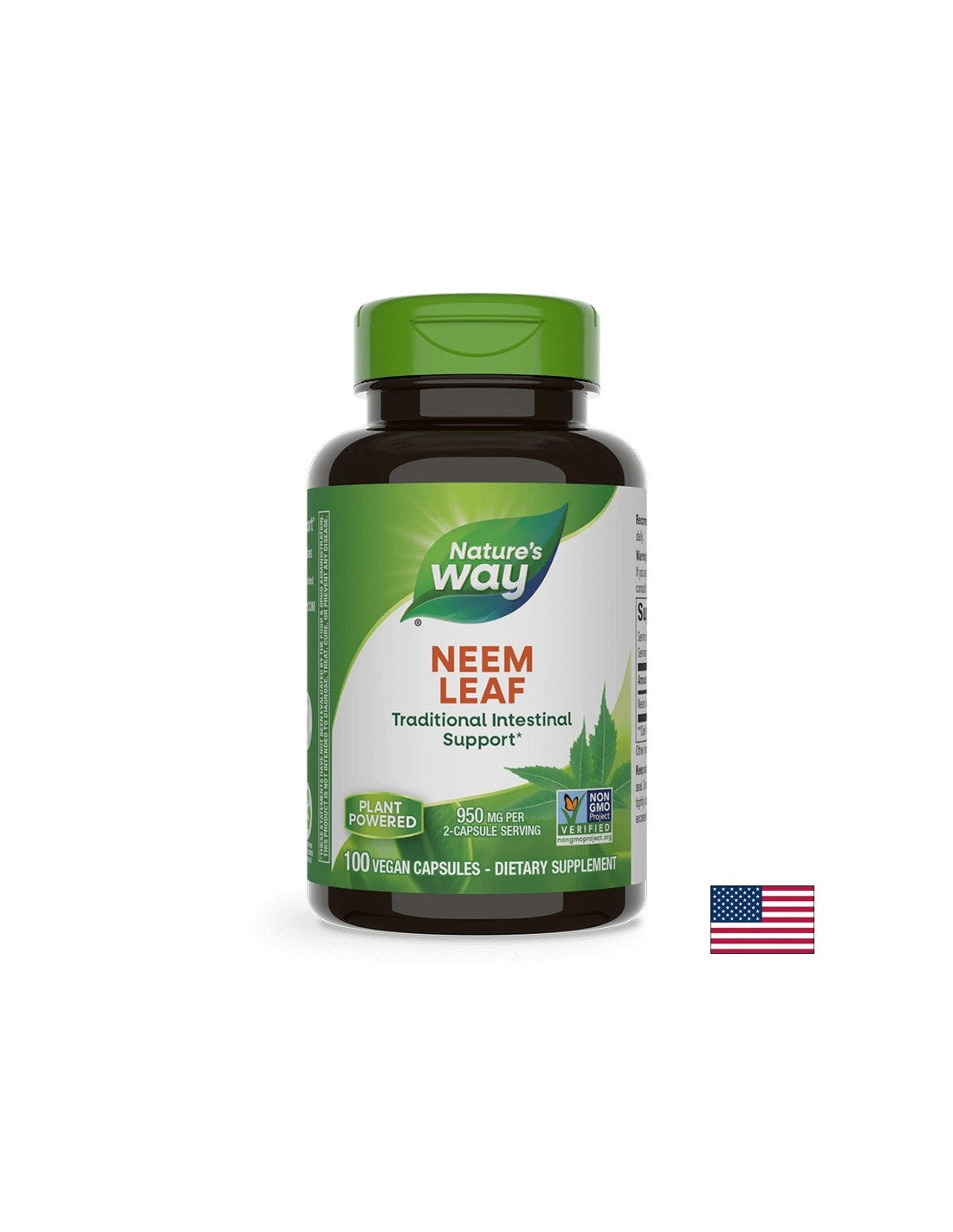 Neem lapas 475 mg - 100 kapsulių