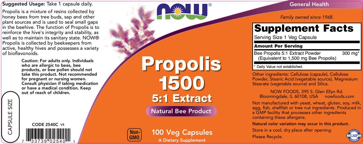 Propolis 1500 5: 1 Extrakt - 100 Kapselen