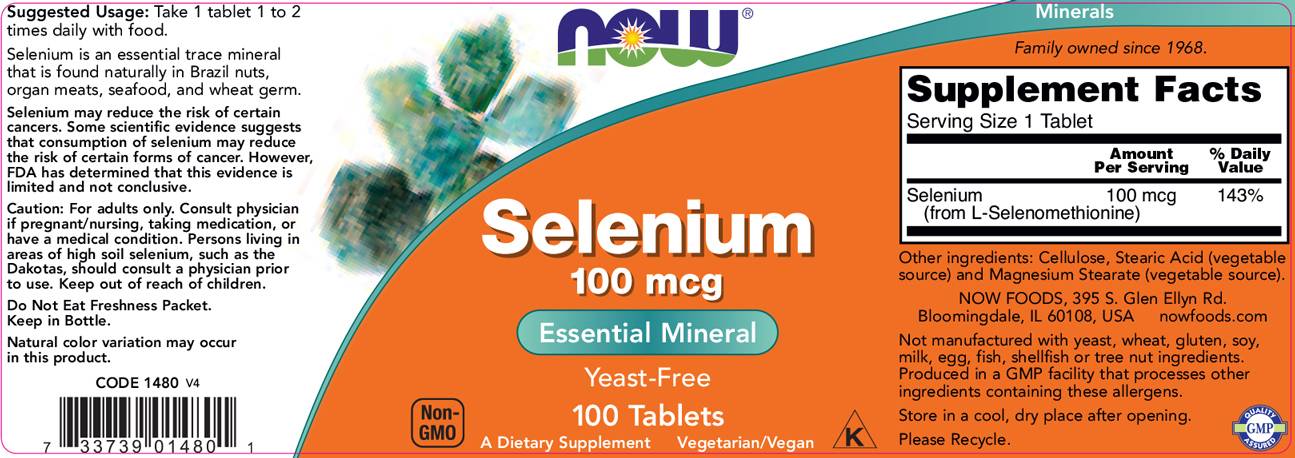 Selen 100 mcg - 250 tabletek