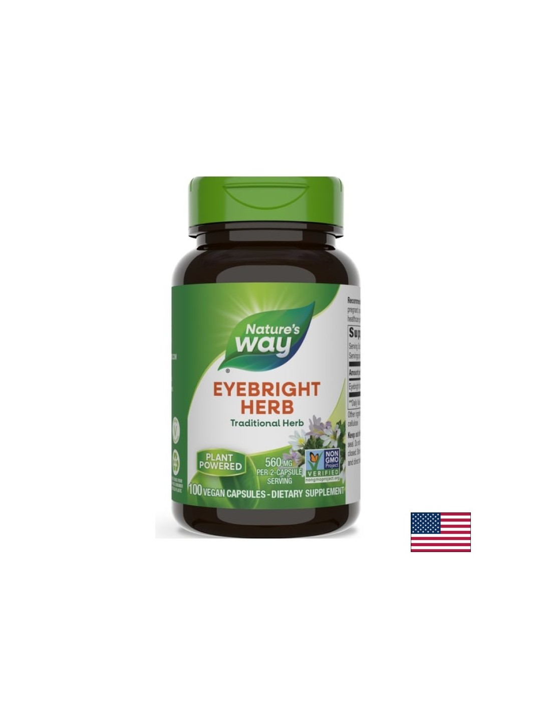 Eyebright Herb 430 mg - 100 capsules