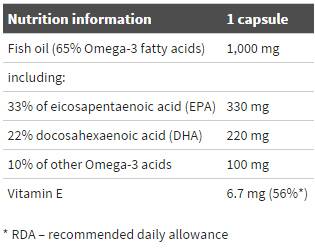 Oro omega 3 65% - 60 cápsulas