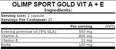 Gold vit A + E - 30 Kapselen