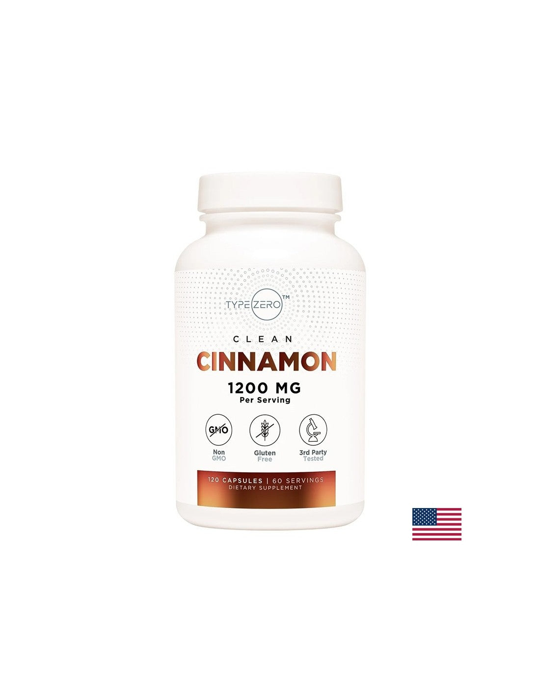 Diabetes - Ceilán Cinnamon (orgánico) Tipo ™, 120 cápsulas