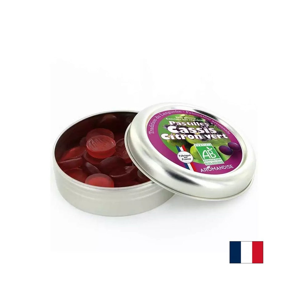 Lozenges with blackcurrant and lime, 45 g