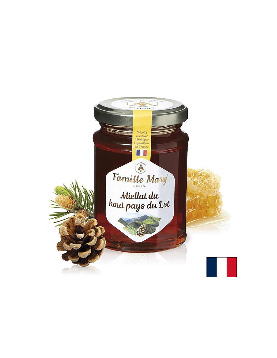 Bee honey Honey dew, from Lot (France), 230 g