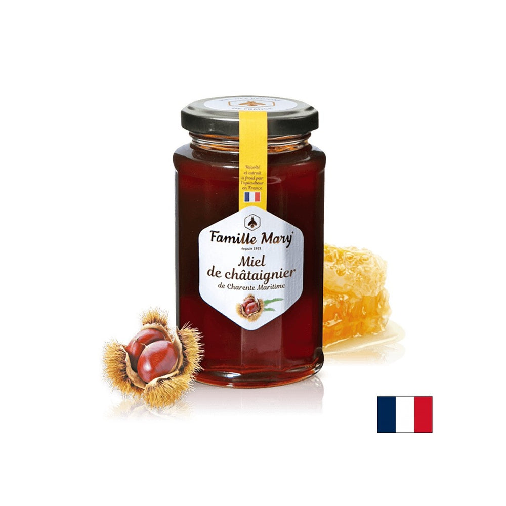 Miel de castañas (de la región marítima de Charente, Francia), 360 g