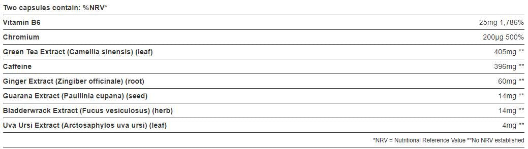 Super zielona herbata / palnik termogeniczny - 60 kaplezów